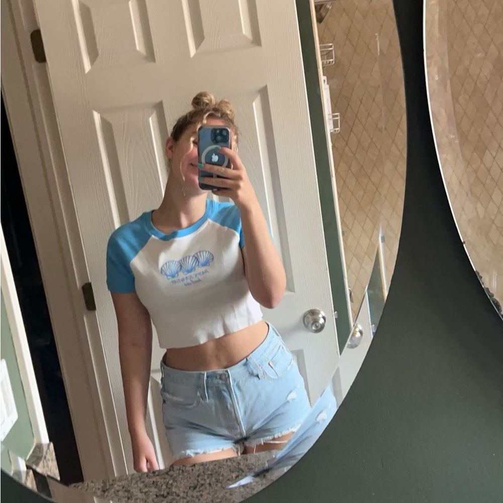 Pacsun beach club Crop Top